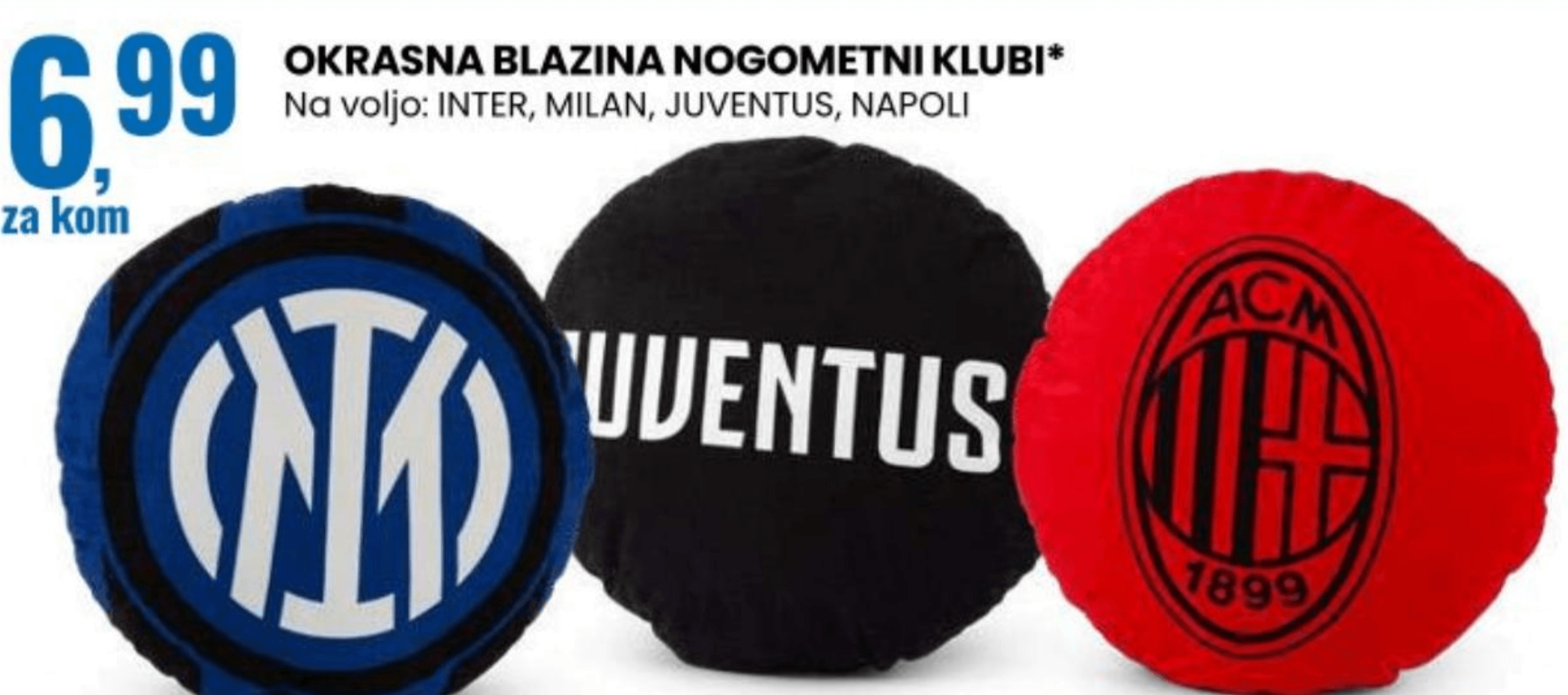 Ukrasna blazina nogometni klubovi