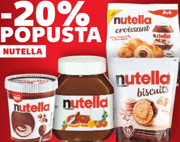 Nutella proizvodi - Akcija u trgovini Kaufland