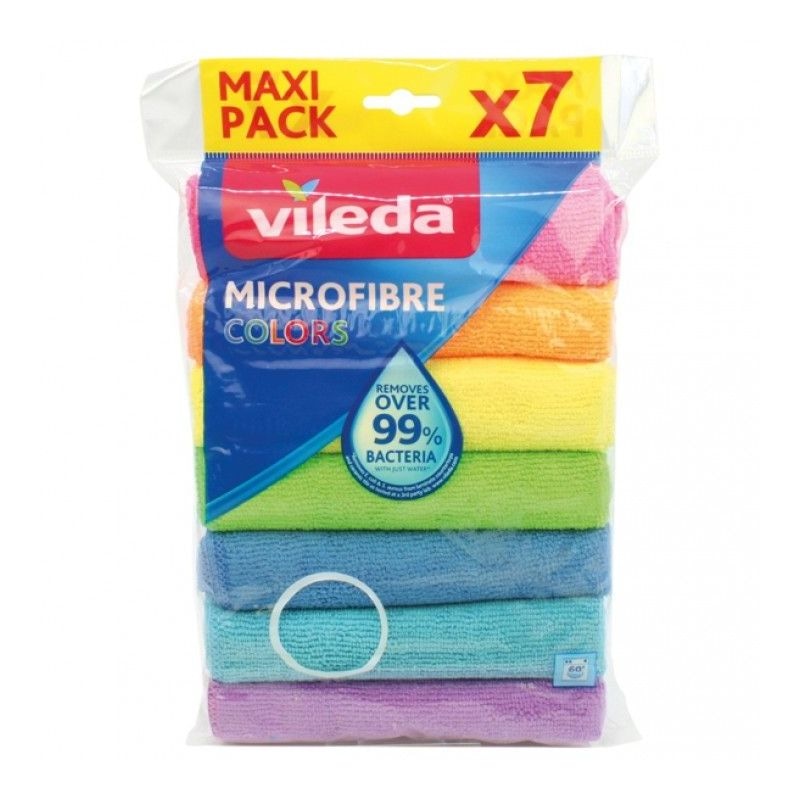 Vileda Microfibre Colors 7 kom - Akcija u trgovini Mueller