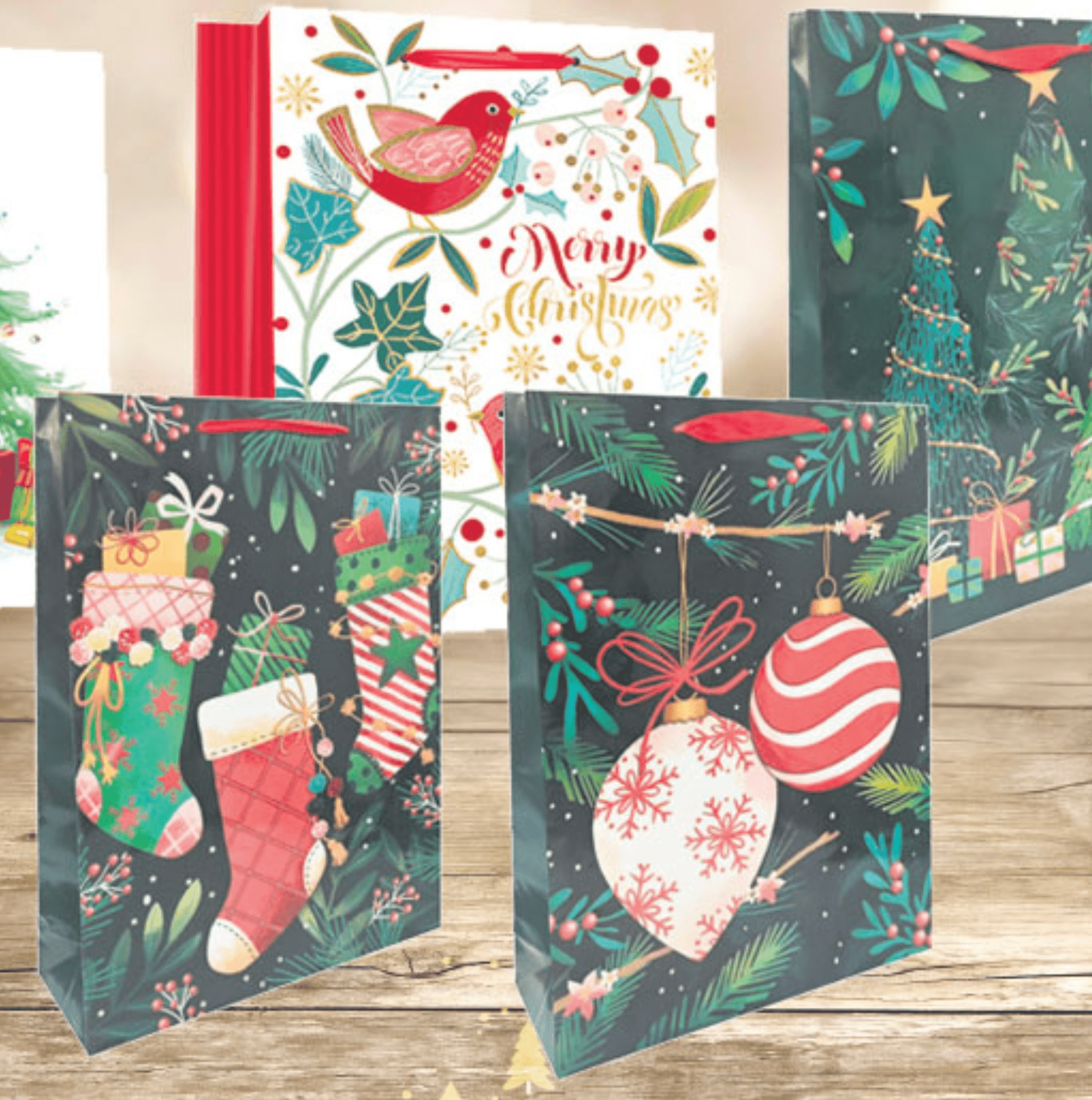 Vrećica XL božićna 33×45,7×10,2 cm
