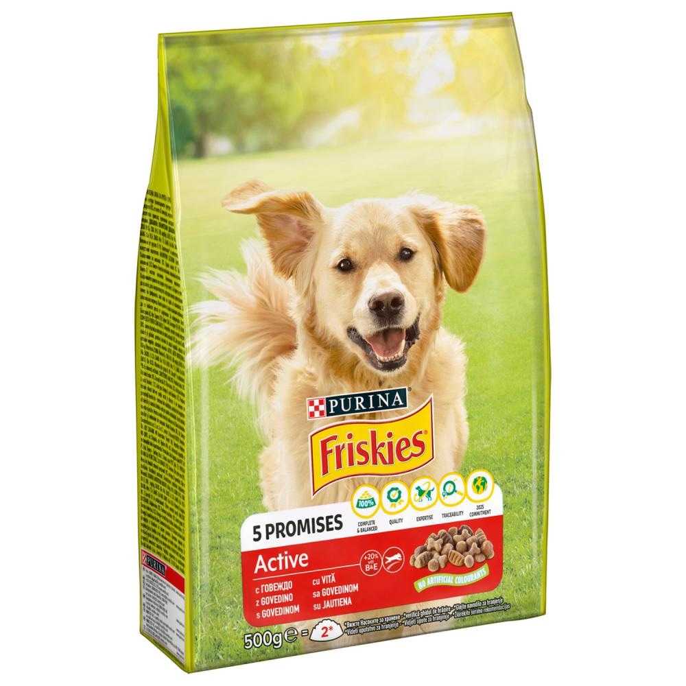 Hrana za pse Friskies Active 500 g - Akcija u trgovini Boso
