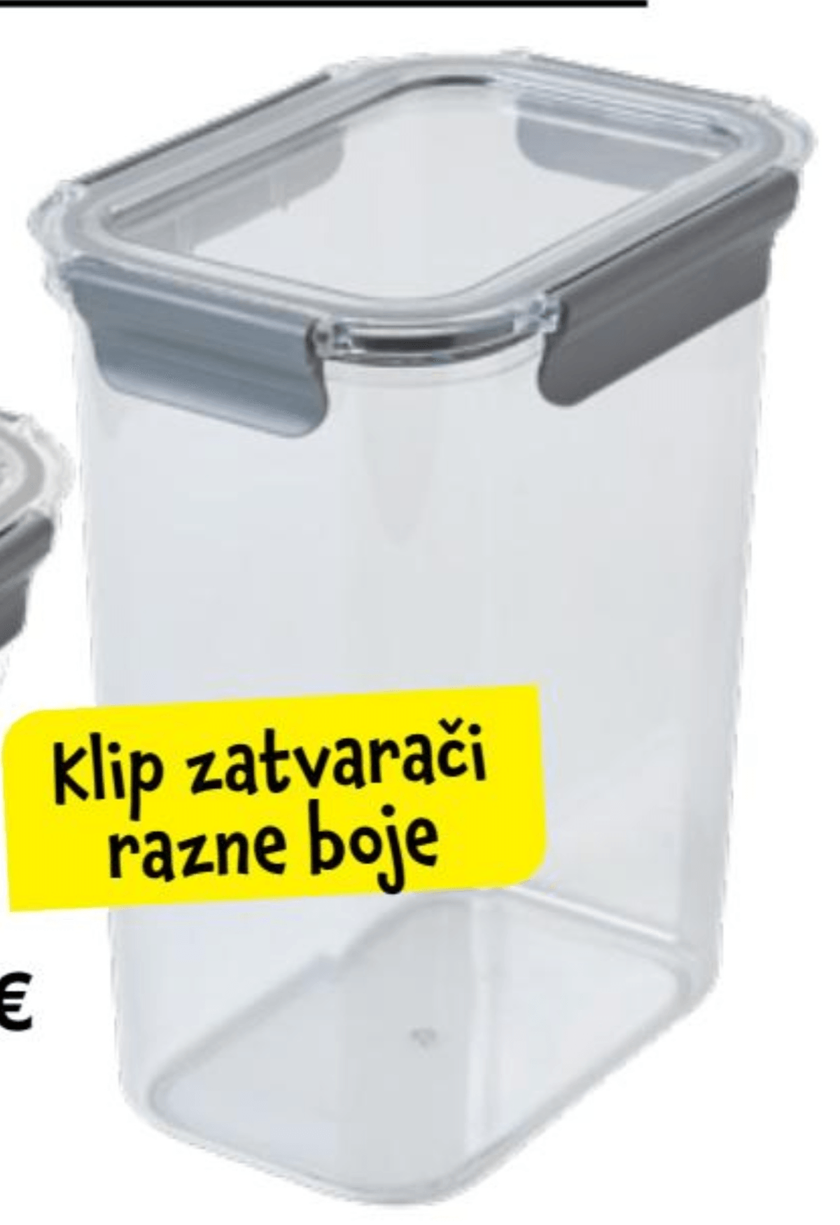 Posuda za pohranu 0,9 l - Akcija u trgovini Tedi