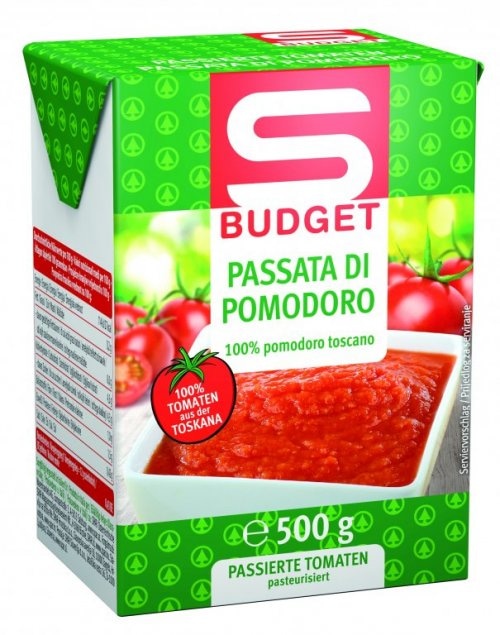 Pasirana rajčica S-BUDGET 500 g