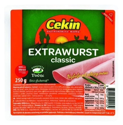 Cekin Kobasica Extrawurst 250 g - Akcija u trgovini NTL