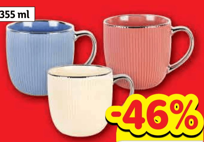 Keramička šalica 355 ml - Akcija u trgovini Plodine