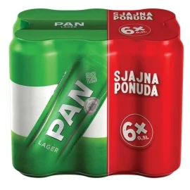 Pivo Pan 6 x 0,5 l