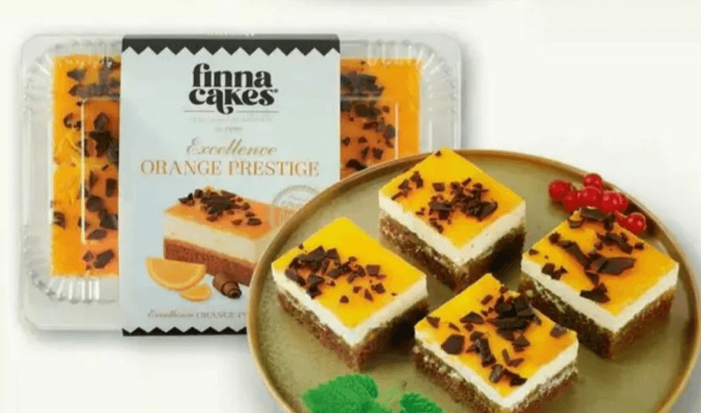 Kolač Naranča kocke 420g Finna Cakes - Akcija u trgovini Plodine