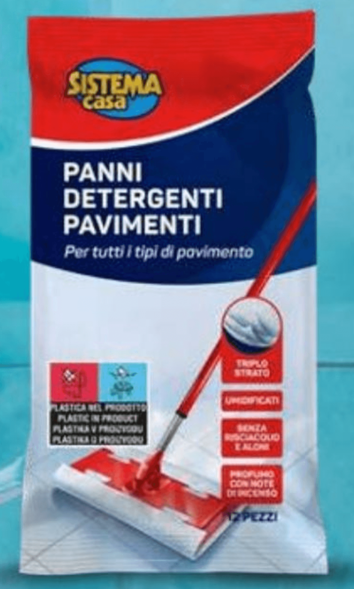 Sistema Casa Krpe za brisanje drvenih površina 12 kom