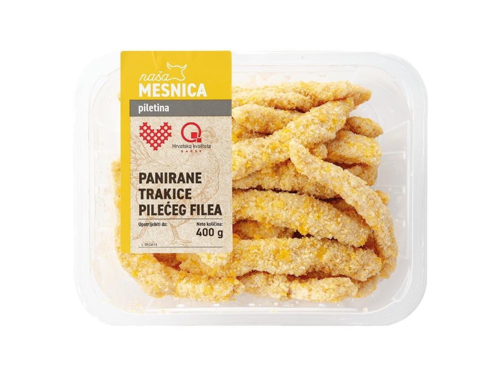 Mesnica Panirani pileći štapići iz filea 400 g