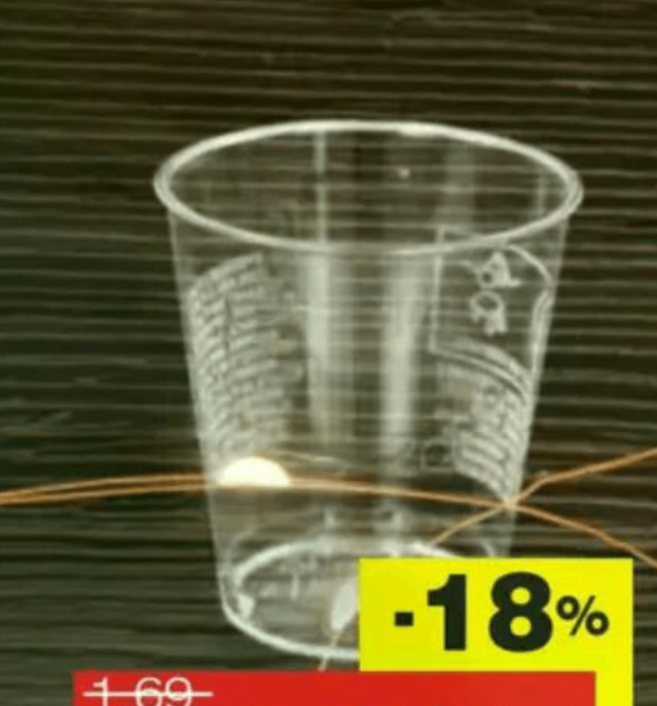 Čaša prozirna 0,04 l, 40/1