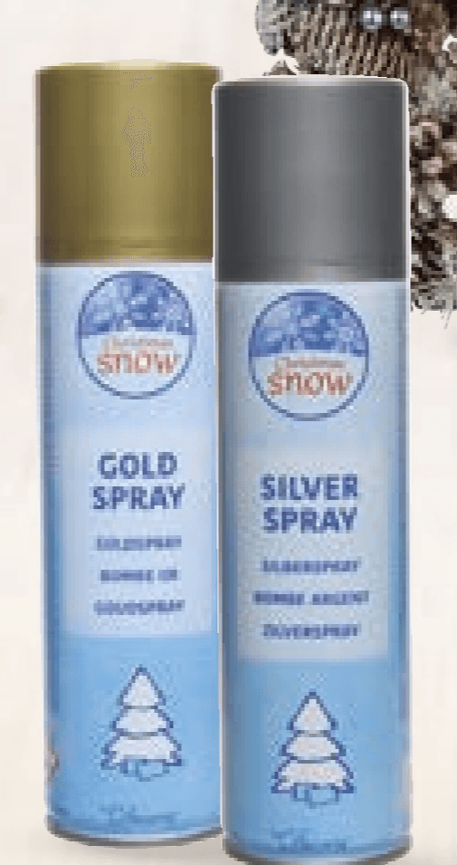 Sprej zlatni ili srebrni 1 kom