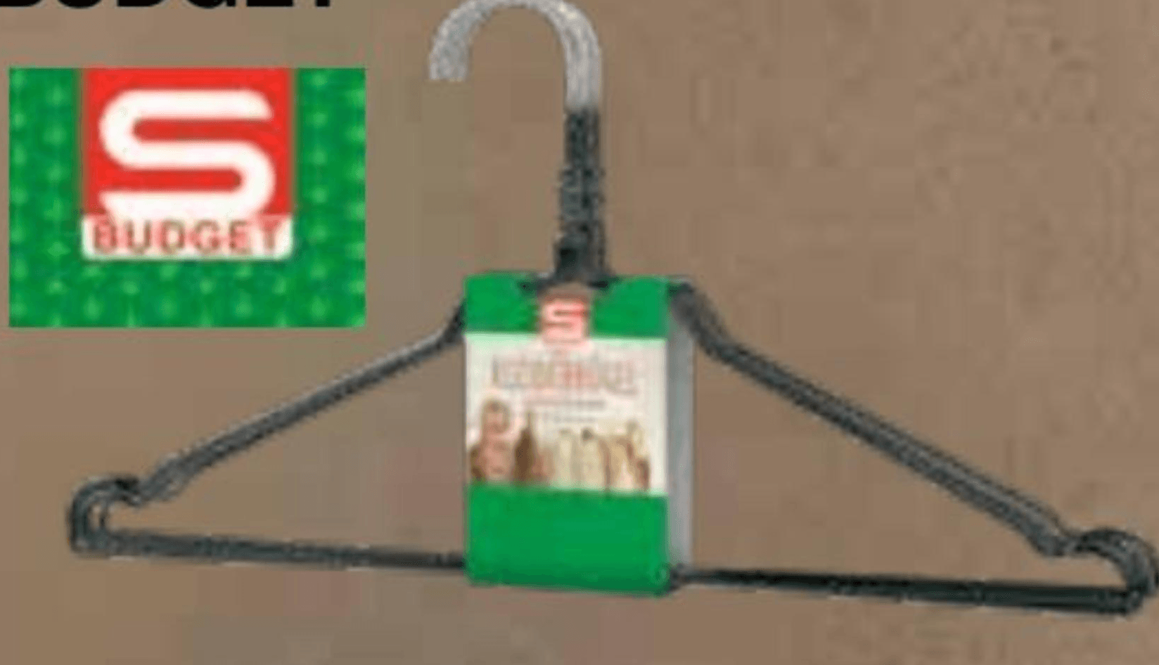 Set metalnih vješalica za odjeću s Budget 1 set