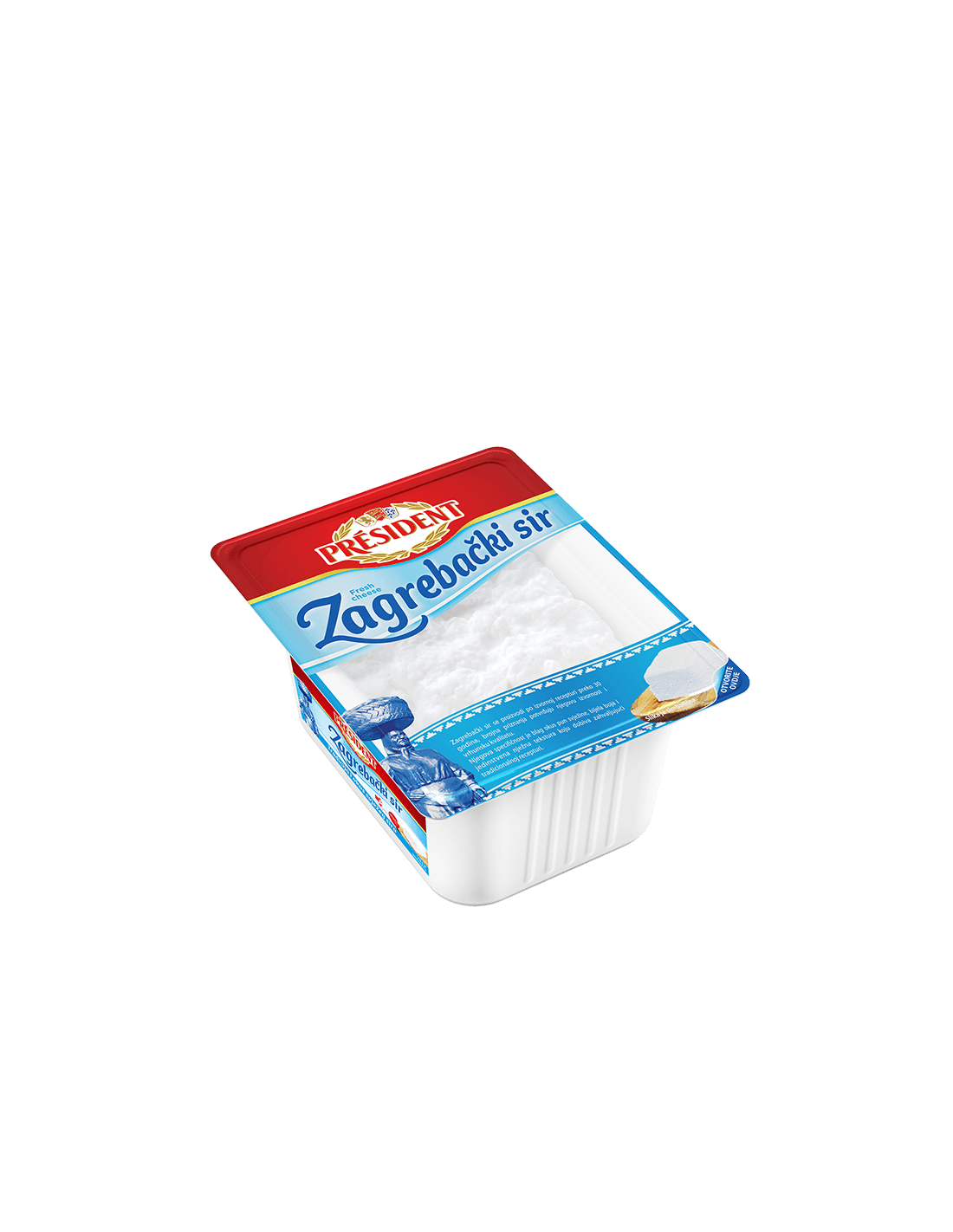 Svježi sir Zagrebački Prèsident 375 g