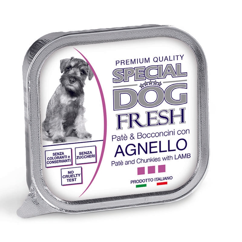 Special Dog Fresh Patè & Bocconcini con Agnello 150 g