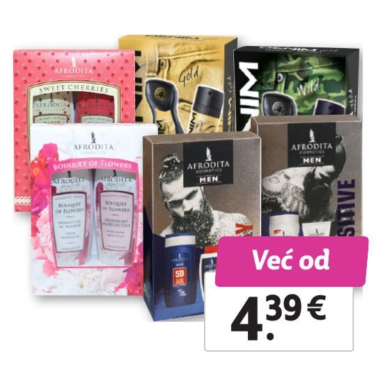 Odabrani poklon paketi Afrodita - Akcija u trgovini Ribola