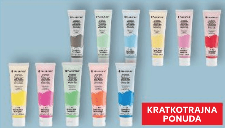 Akrilne boje 100ml, pakiranje od 5 ili 6 komada