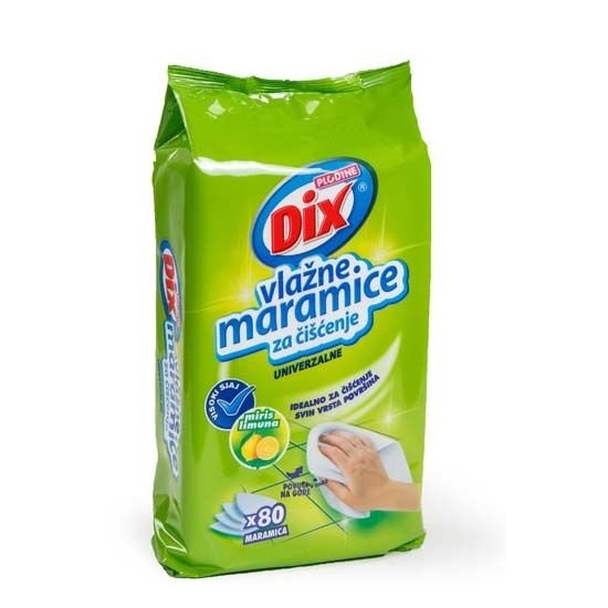 Dix Univerzalne vlažne maramice 3x80 komada - Akcija u trgovini Plodine