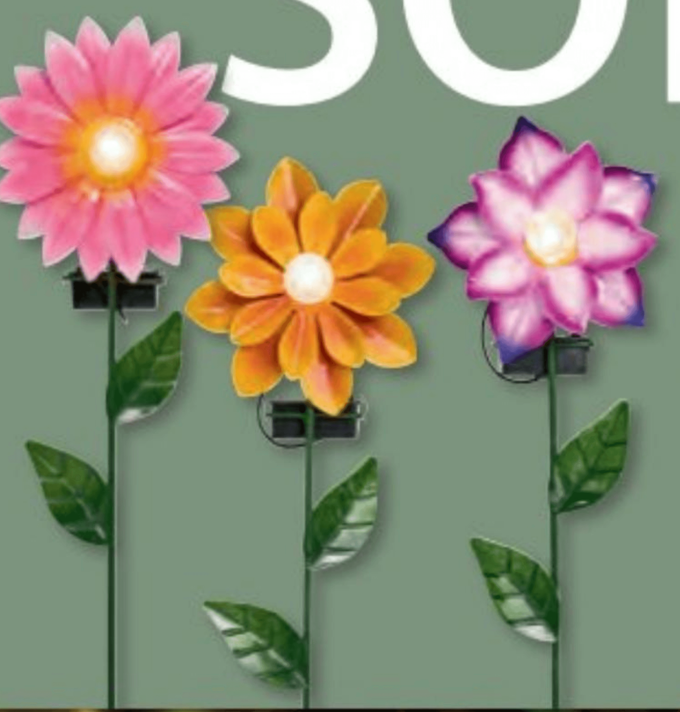 Solarna svjetiljka cvijet - Akcija u trgovini NKD