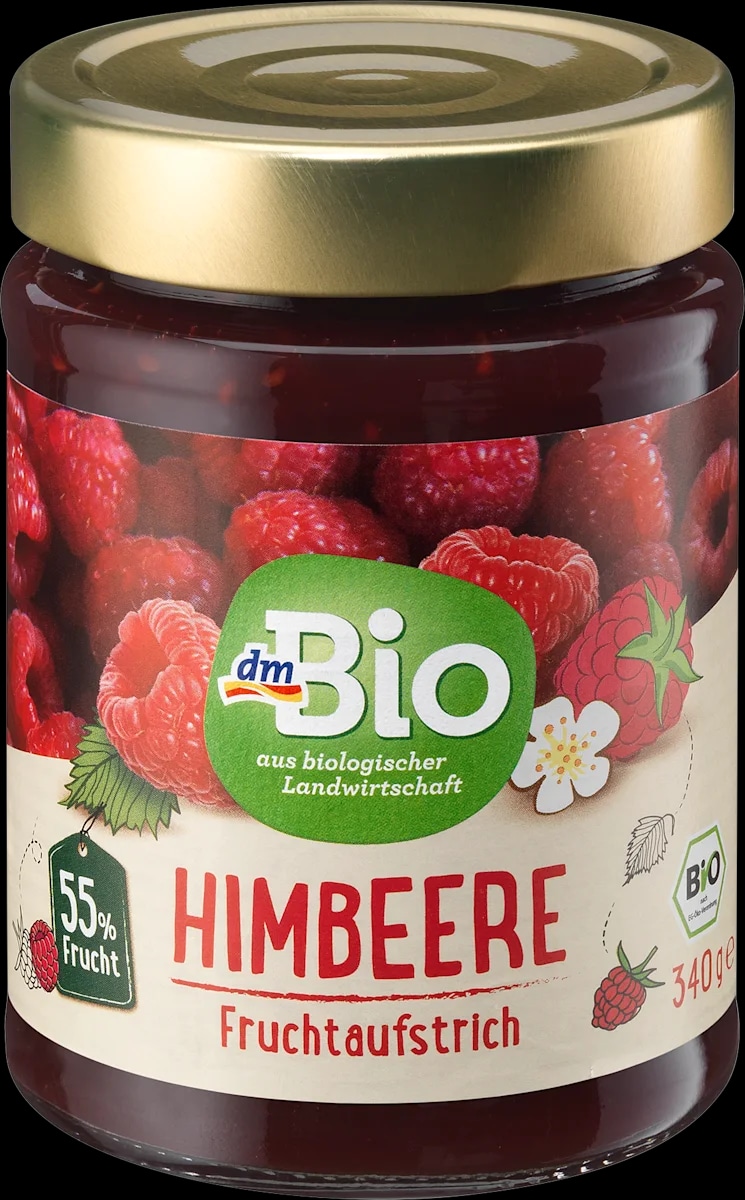 dmBio voćni namaz od malina 340g - Akcija u trgovini Dm