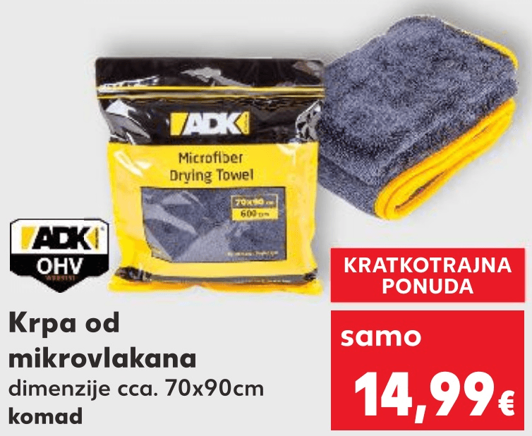 Krpa od mikrovlakana