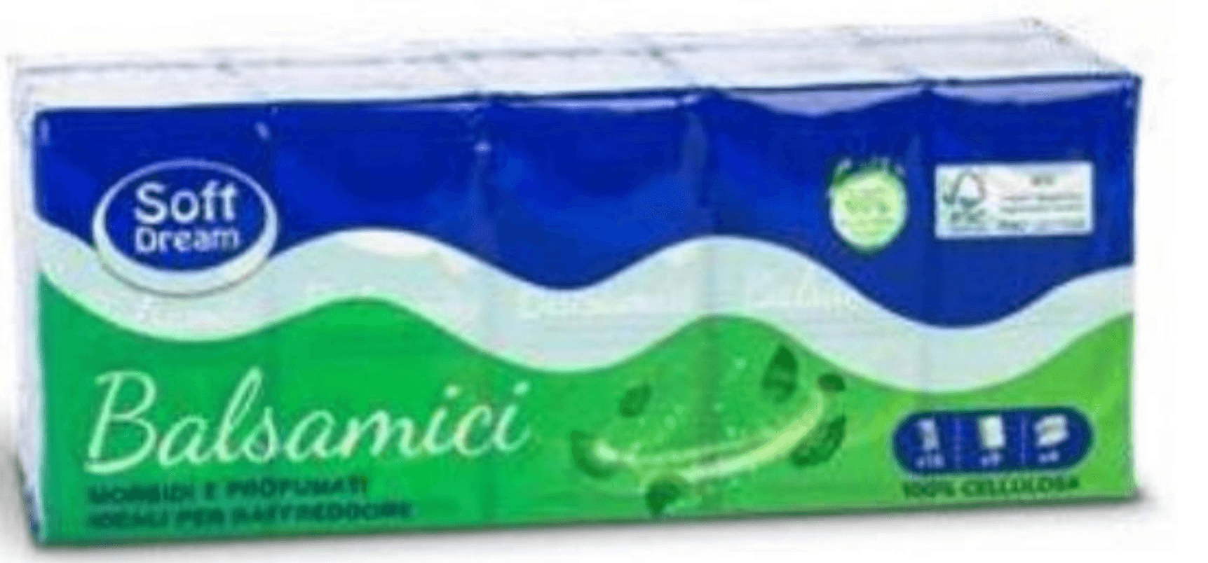 Papirnate maramice Balzam 15 kom x 9 maramica, 4 sloja