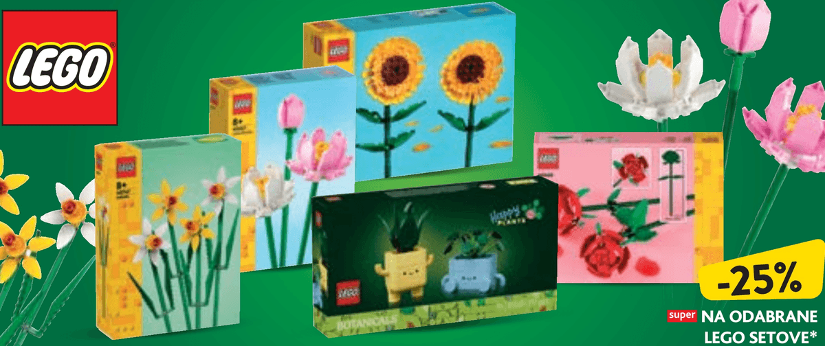 Odabrani LEGO setovi - Akcija u trgovini Konzum