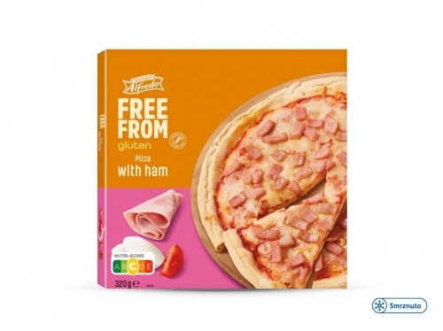 Trattoria Alfredo Bezglutenska pizza sa šunkom 320 g - Akcija u trgovini Lidl