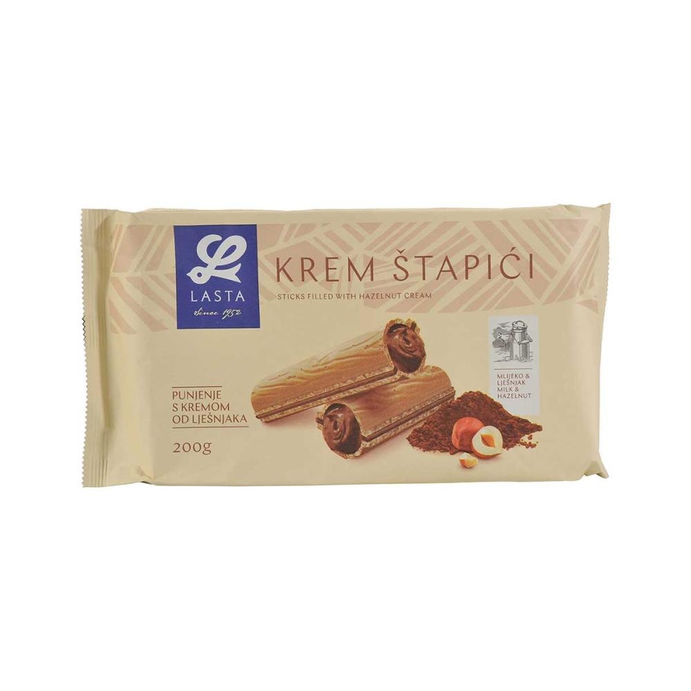Lasta Vafel Krem Štapići 2 x 200 g
