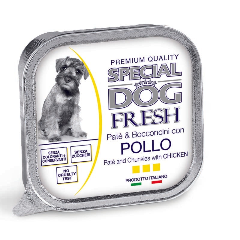 Special Dog Fresh Patè & Bocconcini con Pollo 150 g