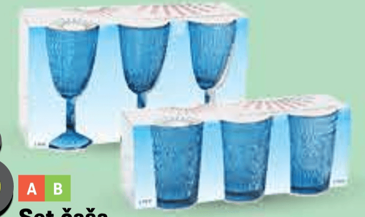 Set čaša 3 komada