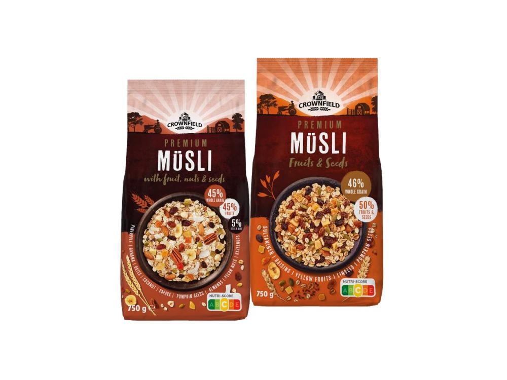 Crownfield Premium muesli 750 g