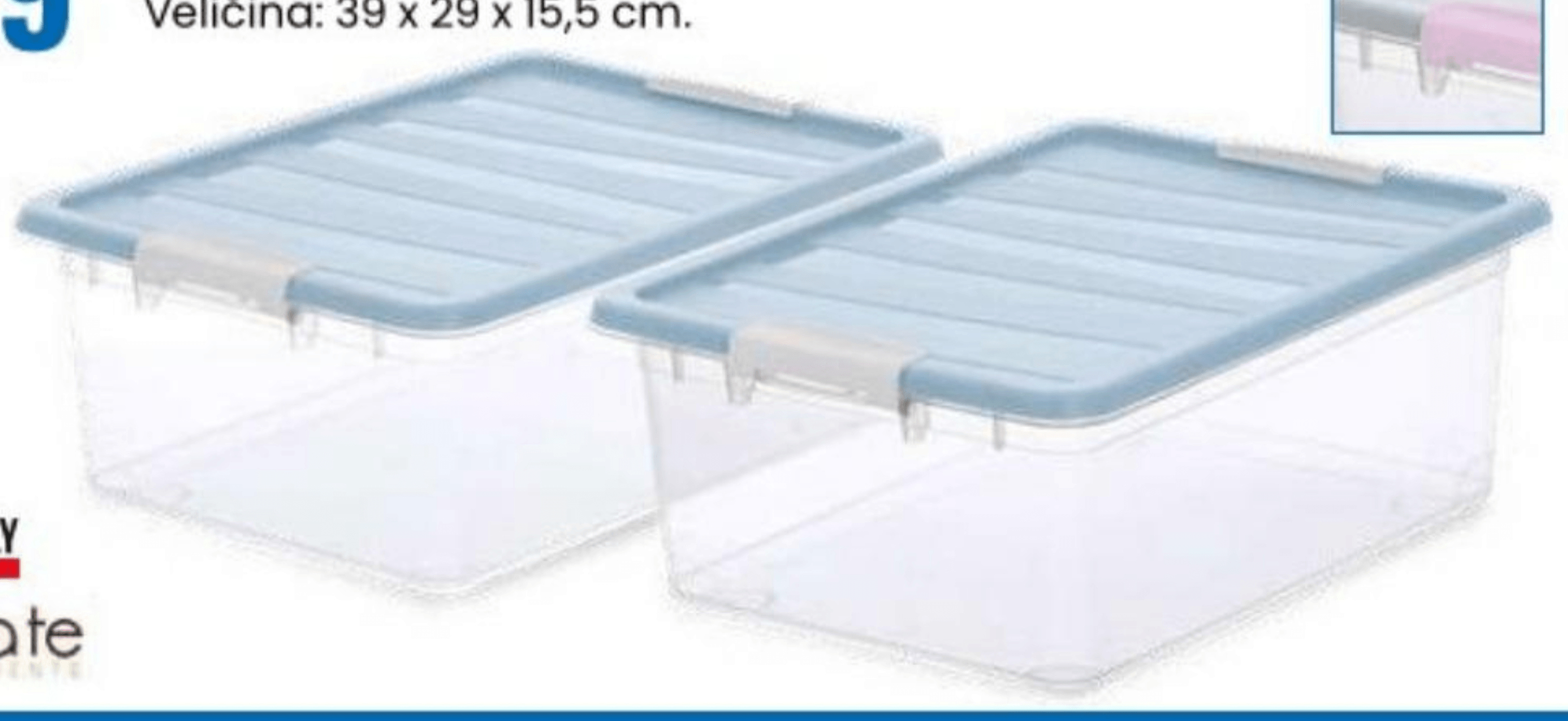 Set od 2 posude 2 kom - Akcija u trgovini Eurospin