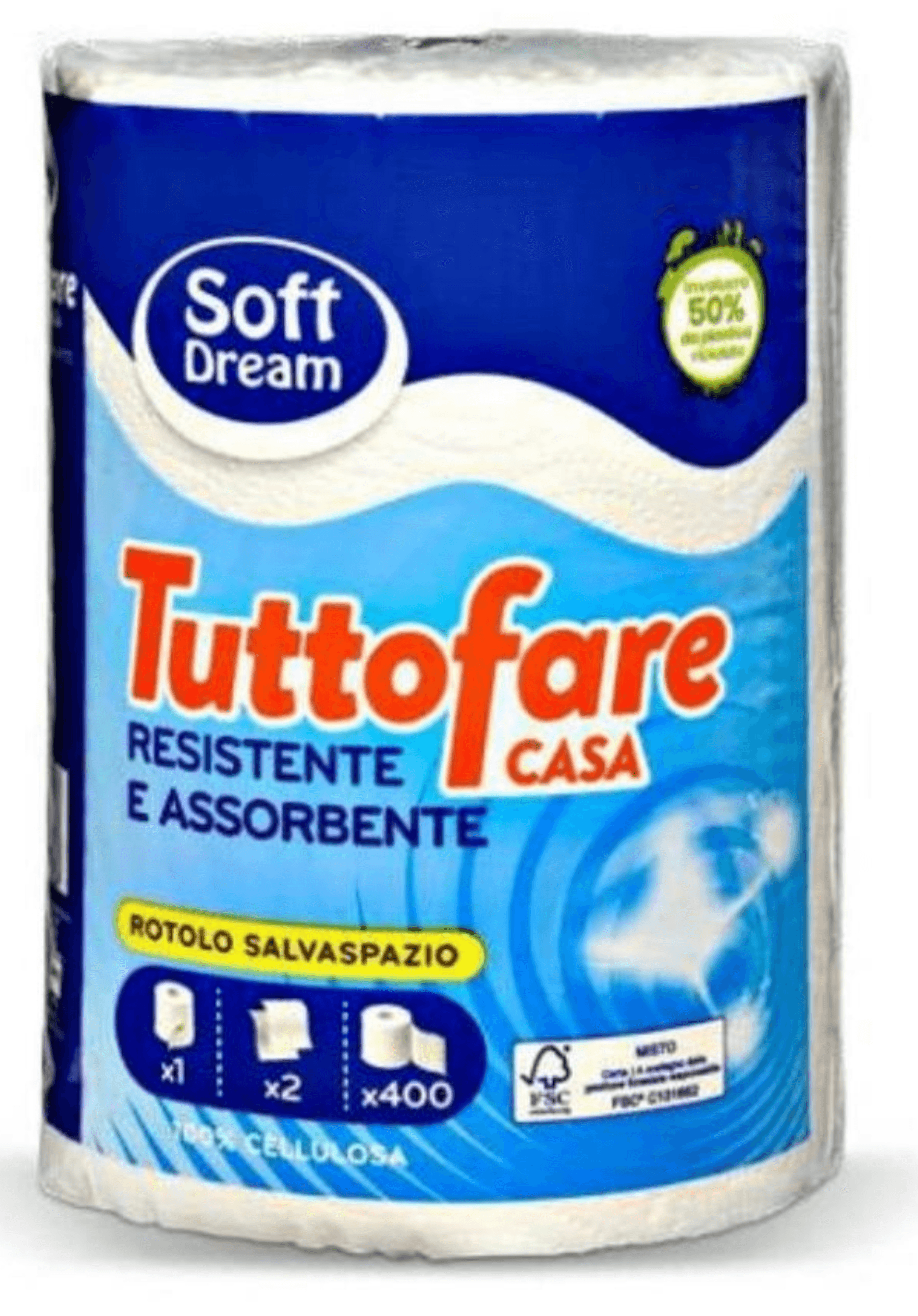 Papirnati ručnici 2 sloja 1 rola Tuttofare