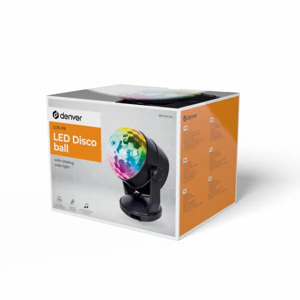 Denver LED disko kugla komad