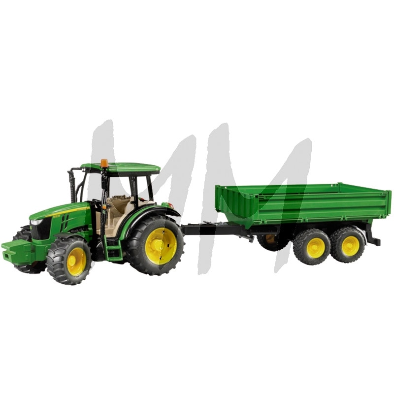 Traktor John Deere s prikolicom