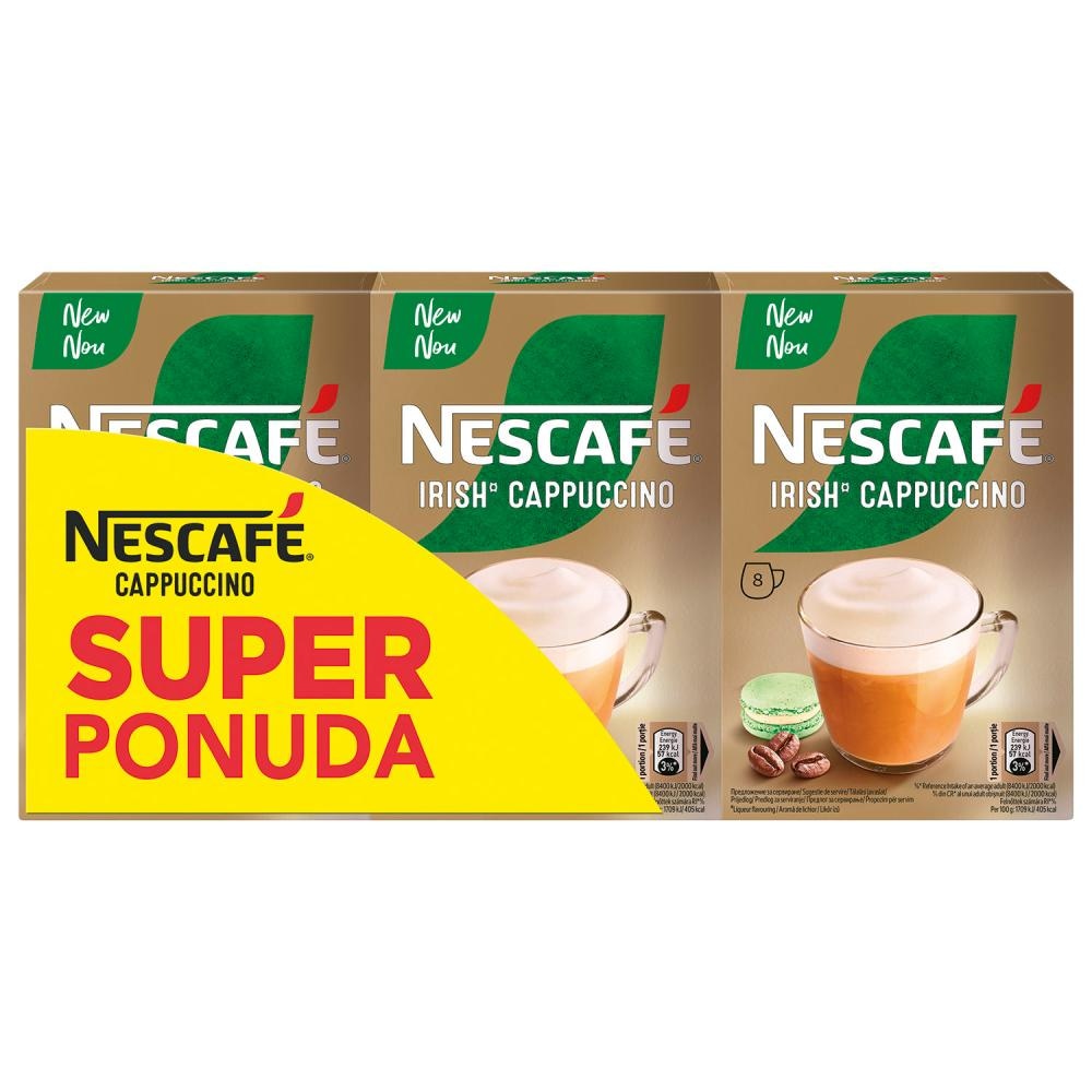 Cappuccino Nescafe original 3 x 108 g, vanilija ili Irish 3 x 112 g Nescafé - Akcija u trgovini Spar