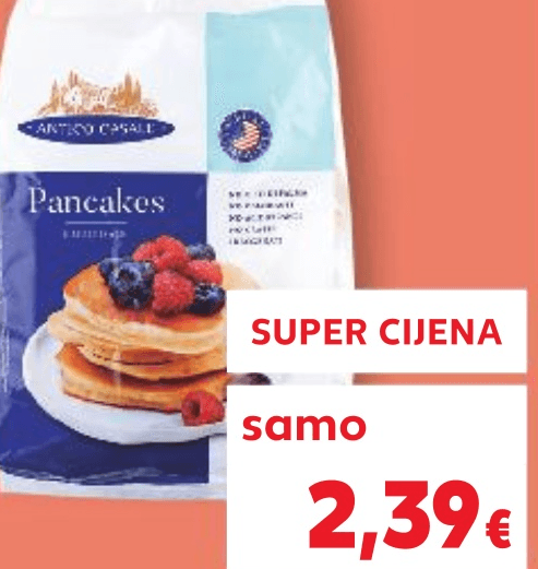 Antico Casale Američke palačinke 320 g - Akcija u trgovini Kaufland