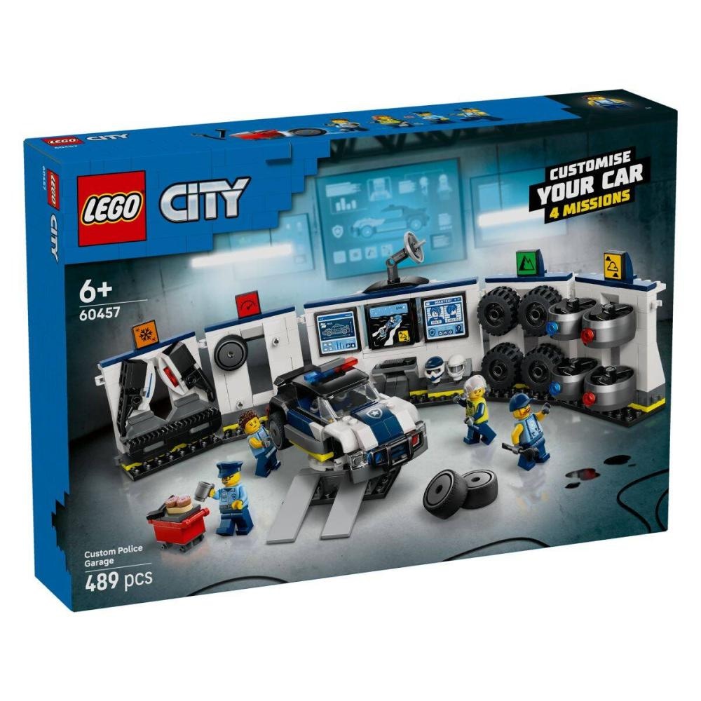 LEGO CITY Garaža za policijske automobile 489 kom.