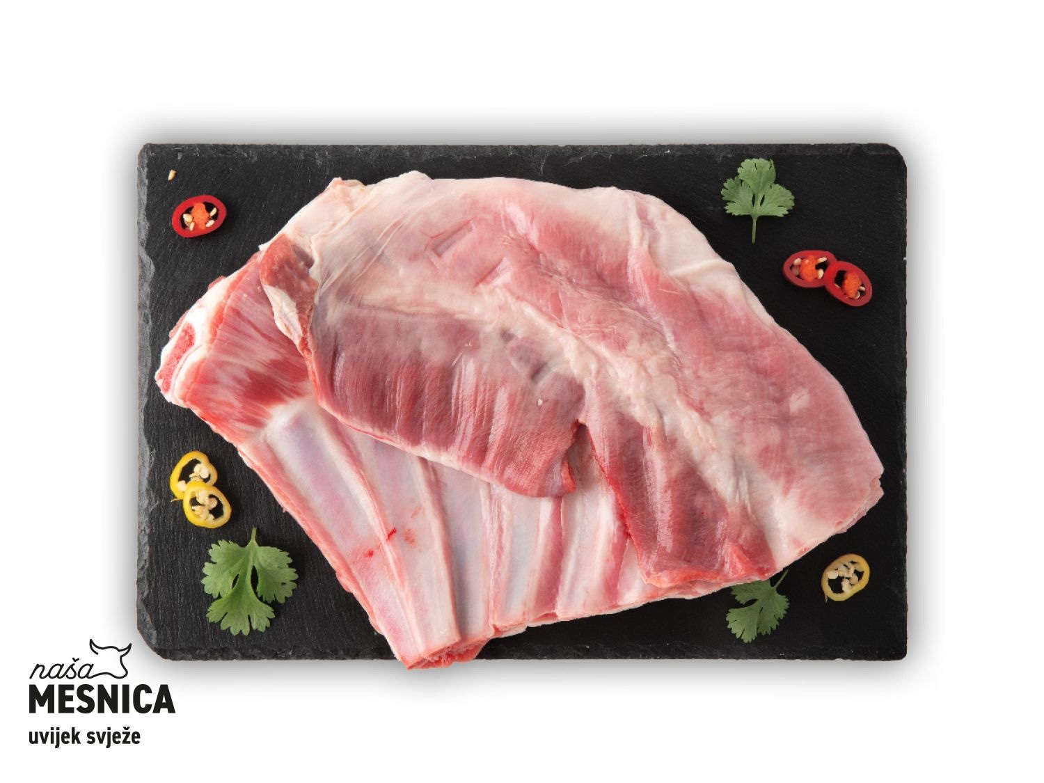 Svježi janjeći flam i rebra cca 800 g