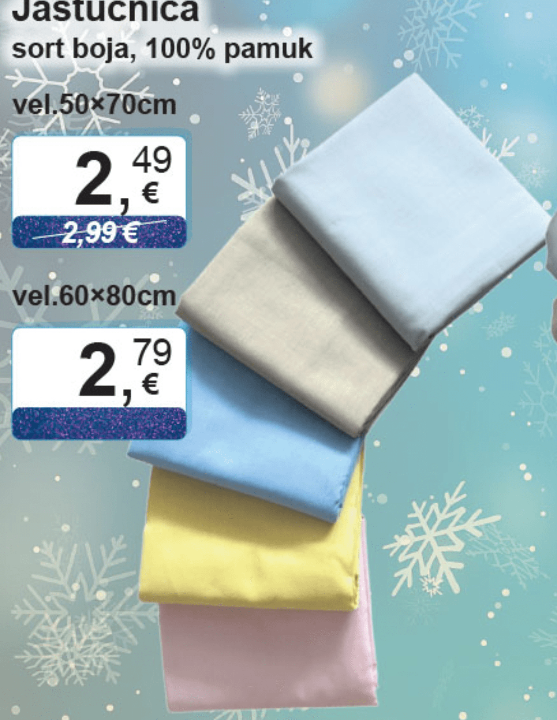 Jastučnica vel.50×70cm