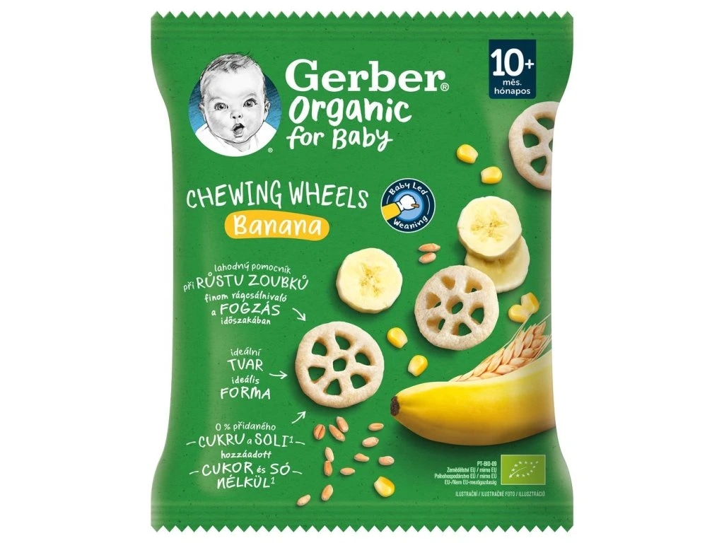 Gerber Chewing Wheels Banana 28g - Akcija u trgovini Žabac
