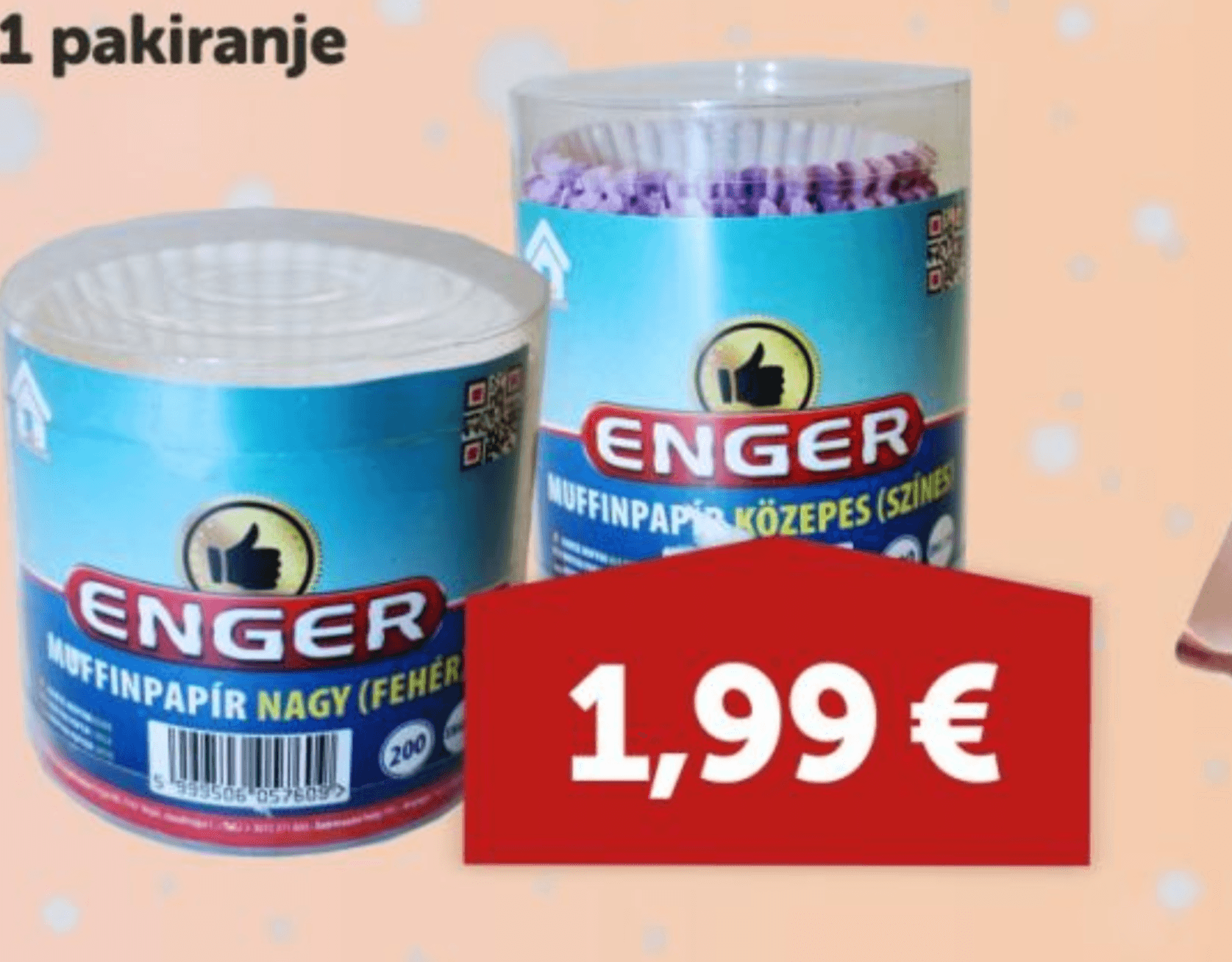 Košarice za kolače 1 pakiranje