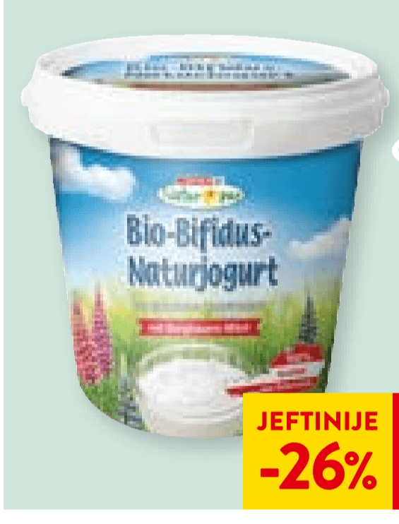 Jogurt Probiotik Bifidus Naturjogurt 1 kg SPAR Natur pur - Akcija u trgovini Spar