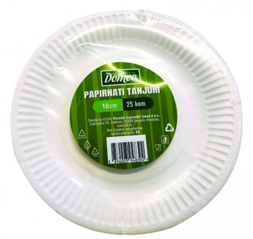 Papirnati tanjuri 25 kom