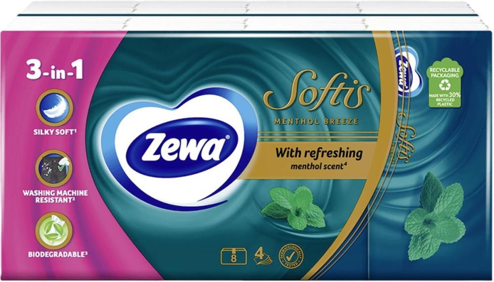 Zewa Softis papirnate maramice 8×9 kom. - Akcija u trgovini Dm