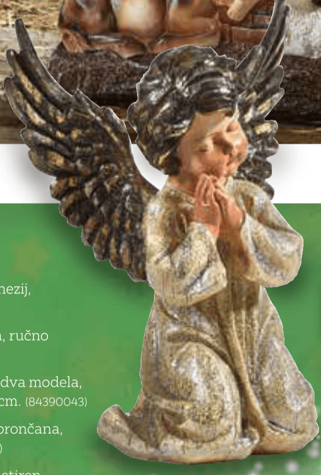Dekorativni anđeo 20x30x12 cm
