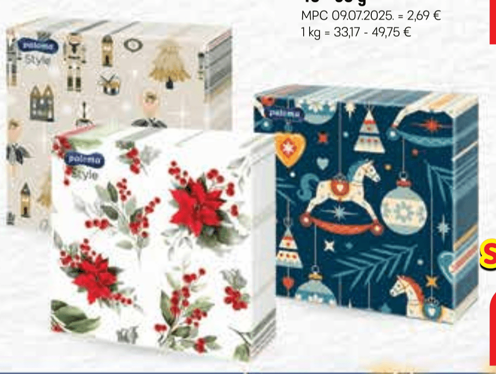 Paloma Božićne salvete 20 komada