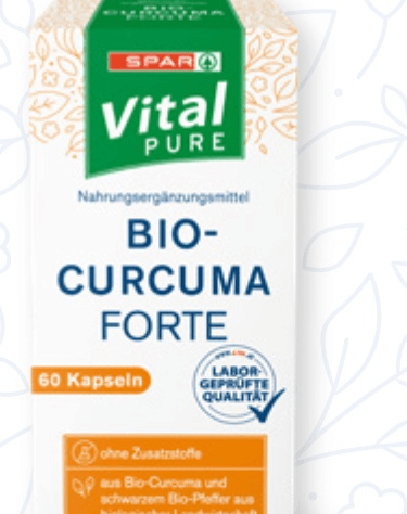 SPAR Vital PURE Kapsule Kurkuma 60 kom - Akcija u trgovini Spar