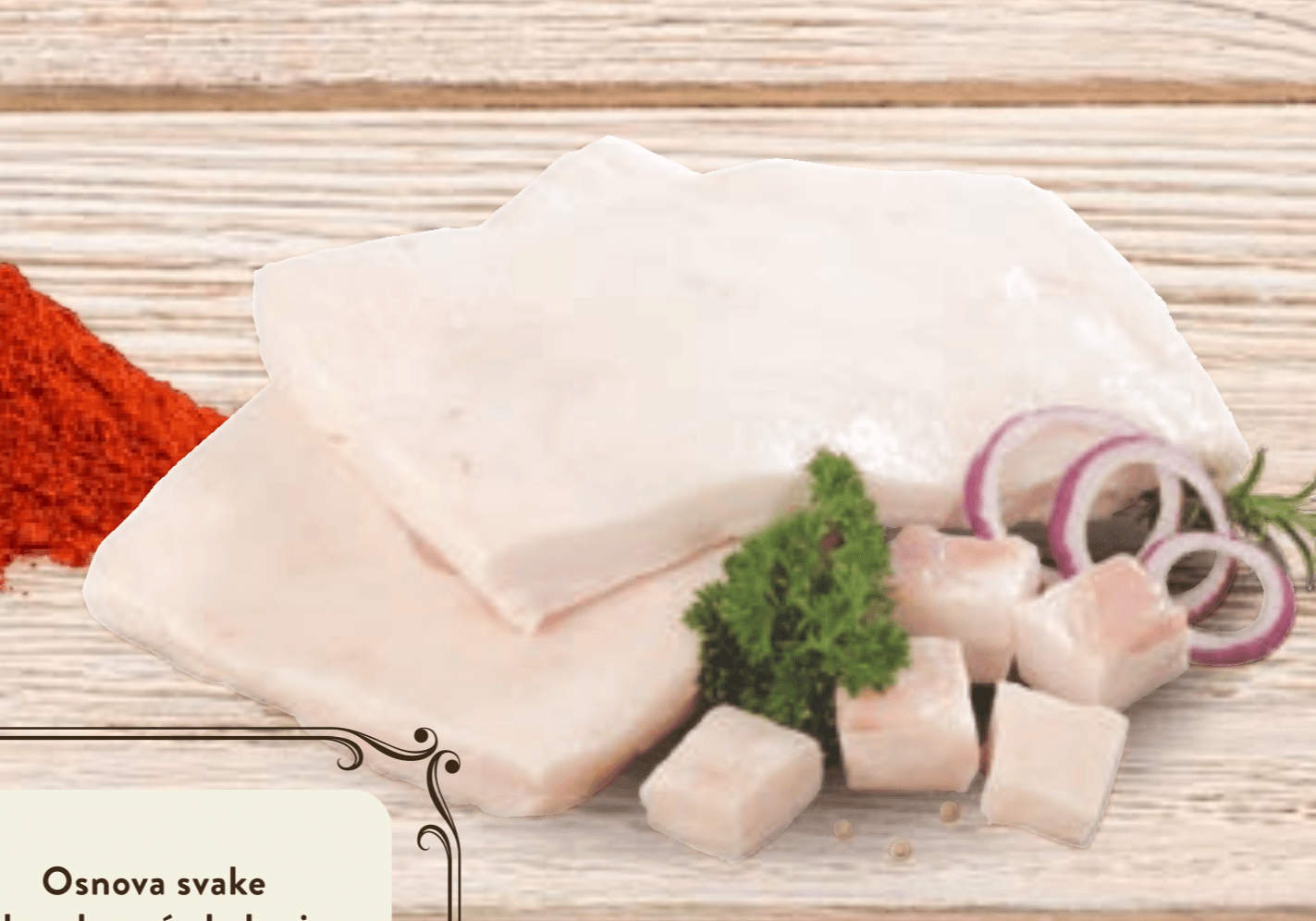 Svinjska leđna slanina 1 kg