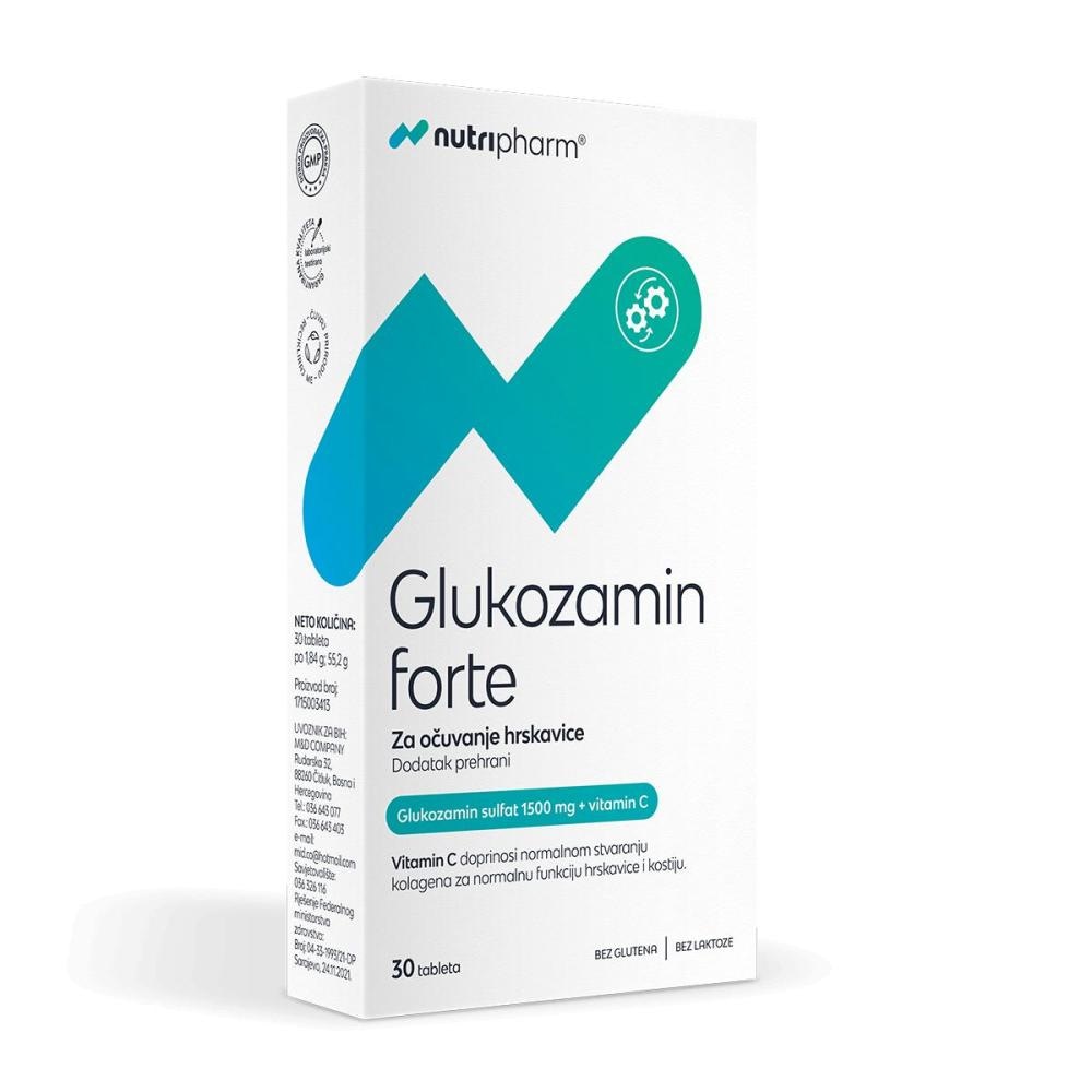 Nutripharm Glukozamin forte 30 kom. - Akcija u trgovini Dm